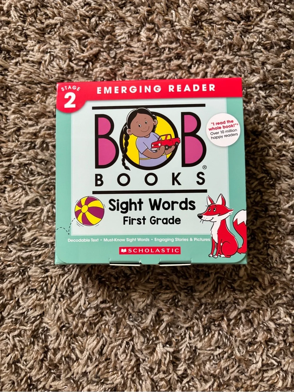 Scholastic Bob Books Sight Words First Grade- Stage 2 Emerging Reader